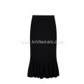 Women's Knitted Elastic Waist Fishtail Lady Skirt